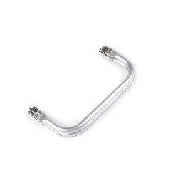 Metal rectangle lock frame for diy purse making - Nickel (1 Piece)