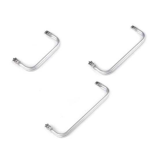 Metal rectangle lock frame for diy purse making - Nickel (5 Pieces) Metal rectangle lock frame for diy purse making - Nickel (5 Pieces)