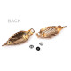 Buckle / decorative fastening + screws 2.8x11.6 cm - Nickel (1 Set) Buckle / decorative fastening + screws 2.8x11.6 cm - Nickel (1 Set)