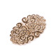 Buckle / decorative fastening + screws 5.5x9 cm - Nickel (4 Sets) Buckle / decorative fastening + screws 5.5x9 cm - Nickel (4 Sets)