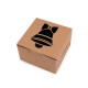 Christmas paper box with see-through window, tree, snowflake, bell - Natural brown (30 Pieces) Christmas paper box with see-through window, tree, snowflake, bell - Natural brown (30 Pieces)