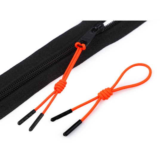 Elastic zip loop puller - Orange (300 Pieces)