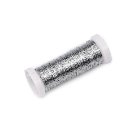 Drut ø0,3 mm - Srebrny (20 Sztuki) Drut ø0,3 mm - Srebrny (20 Sztuki)