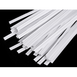 Drut do wiązania w otoczce papierowej długość 10 cm - White (1 Torba)