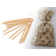 Drut do wiązania w otoczce papierowej długość 10 cm - White (1 Torba) Drut do wiązania w otoczce papierowej długość 10 cm - White (1 Torba)