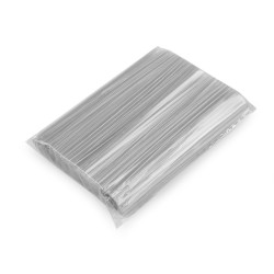 Attache torsadée transparente, longueur 10 cm - Transparent (1 Sachet)