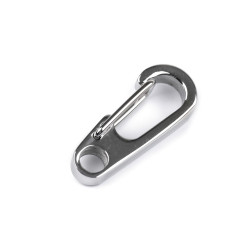 Carabină din oțel inoxidabil 3; 4 mm - Platinum (1 Bucată)