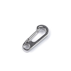 Carabină din oțel inoxidabil 3; 4 mm - Platinum (1 Bucată)