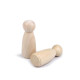 Wooden peg doll bodies for diy arts and crafts 22x53 mm - Natural light (10 Pieces) Wooden peg doll bodies for diy arts and crafts 22x53 mm - Natural light (10 Pieces)