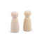 Dřevěná figurka k dotvoření 22x53 mm - Přírodní sv. (10 Kusy)