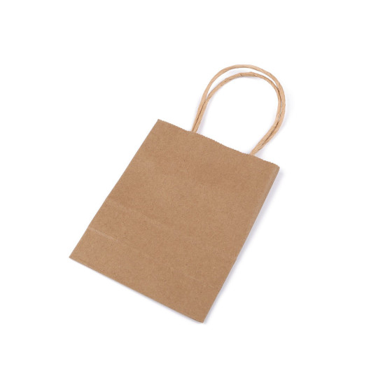 Torebka papierowa 12x15 cm - Naturalny brąz (25 Sztuki) Torebka papierowa 12x15 cm - Naturalny brąz (25 Sztuki)