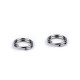 Anneau de saut fendu en acier inoxydable, ø 6 mm, double - Platine (100 Grammes) Anneau de saut fendu en acier inoxydable, ø 6 mm, double - Platine (100 Grammes)