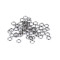 Anilla dividida de acero inoxidable ø4 mm, doble bucle - Platino (30 Gramos)