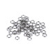 Split jump ring made of stainless steel ø4 mm, double loops - Platinum (5 Grams) Split jump ring made of stainless steel ø4 mm, double loops - Platinum (5 Grams)