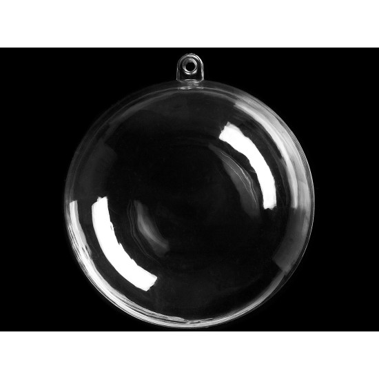 Clear acrylic fillable ball ornament ø12 cm - Transparent (6 Pieces) Clear acrylic fillable ball ornament ø12 cm - Transparent (6 Pieces)