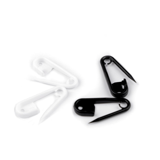Ace de siguranță pentru tricotat 8x24 mm - Negru (1000 Bucăți) Ace de siguranță pentru tricotat 8x24 mm - Negru (1000 Bucăți)