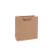 Gift bag 14x15 cm - Natural brown (12 Pieces)