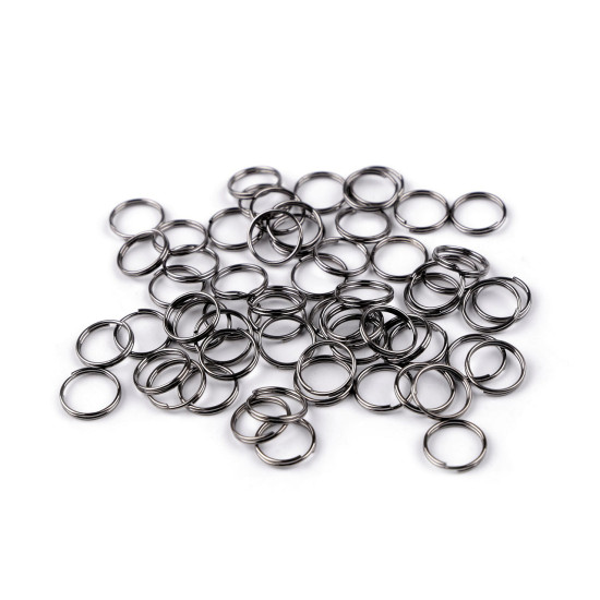 Ogniwko łączące podwójne ø10 mm - Czarny nikiel (20 Gramy) Ogniwko łączące podwójne ø10 mm - Czarny nikiel (20 Gramy)