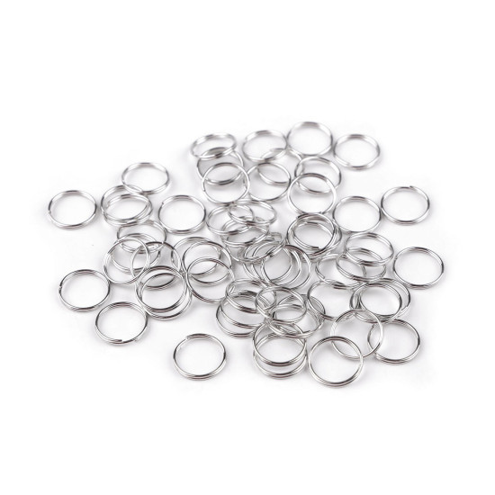 Ogniwko łączące podwójne ø12 mm - Platyna (20 Gramy) Ogniwko łączące podwójne ø12 mm - Platyna (20 Gramy)