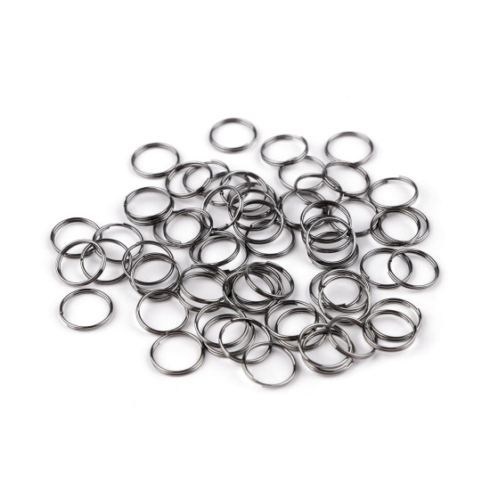 Ogniwko łączące podwójne ø12 mm - Platyna (20 Gramy) Ogniwko łączące podwójne ø12 mm - Platyna (20 Gramy)