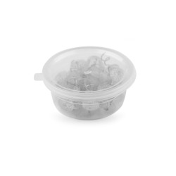 Tapicerskie szpilki / twist pin z przezroczystą główką - Transparent (1 Pudełko)
