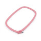 Cadre de broderie en plastique - Rose clair (1 Pièce) Cadre de broderie en plastique - Rose clair (1 Pièce)