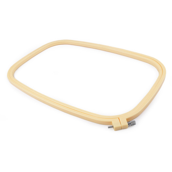 Cadre de broderie en plastique - Crème (1 Pièce) Cadre de broderie en plastique - Crème (1 Pièce)