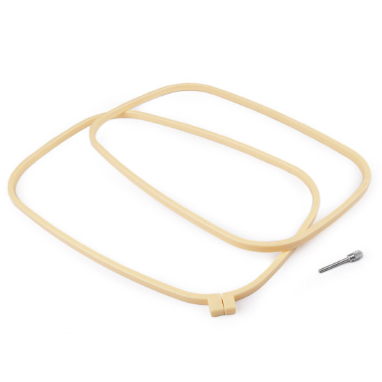 Cadre de broderie en plastique - Crème (1 Pièce) Cadre de broderie en plastique - Crème (1 Pièce)
