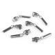 Decorative slider for metal zippers no 5 - Nickel (50 Pieces) Decorative slider for metal zippers no 5 - Nickel (50 Pieces)