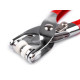 Riveting pliers roland baby ø10 mm - Red (1 Piece) Riveting pliers roland baby ø10 mm - Red (1 Piece)