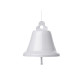 Clopotel metalic ø65 mm - Alb (1 Bucată)