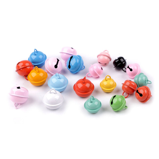 Jingle bells ø18 mm, ø22 mm - Mix (10 Pieces) Jingle bells ø18 mm, ø22 mm - Mix (10 Pieces)