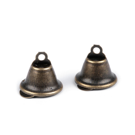 Clopotel metalic ø16 mm - Alamă antică (10 Bucăți) Clopotel metalic ø16 mm - Alamă antică (10 Bucăți)