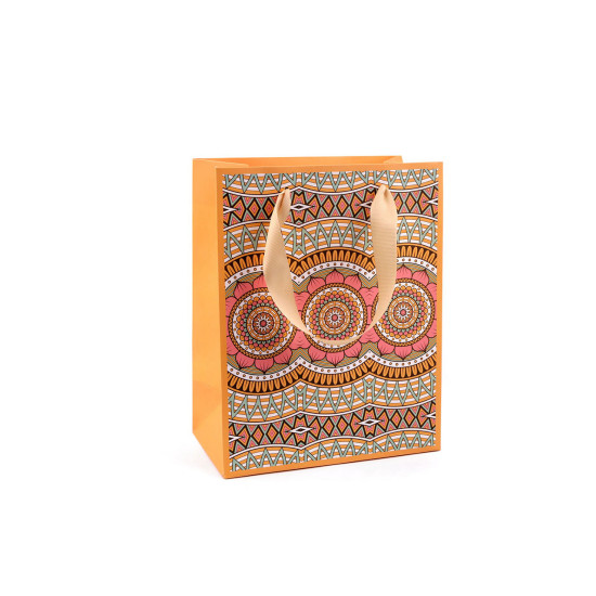 Torebka podarunkowa mandala - Niebieski lazurowy (12 Sztuki) Torebka podarunkowa mandala - Niebieski lazurowy (12 Sztuki)