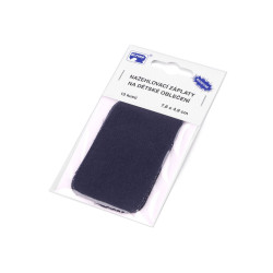 Écussons thermocollants, 7,6 x 4,9 cm - Bleu fonçé (1 Sachet)