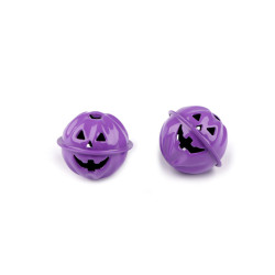 Jingle bells pumpkin halloween ø30, 40 mm - Violet (2 Pieces)