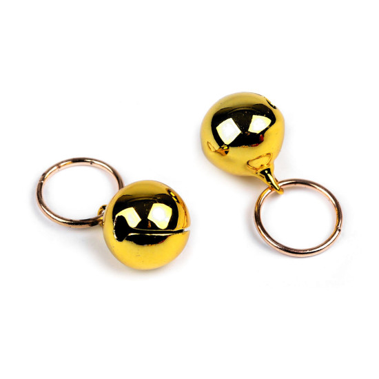 Jingle bell with ring ø15 mm - Silver (20 Pieces)