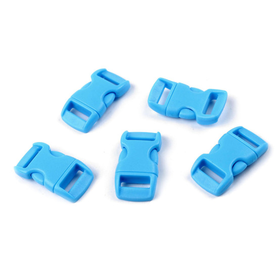 Klamra z regulatorem szerokość 10 mm wygięta - Czerwony (10 Pary) Klamra z regulatorem szerokość 10 mm wygięta - Czerwony (10 Pary)