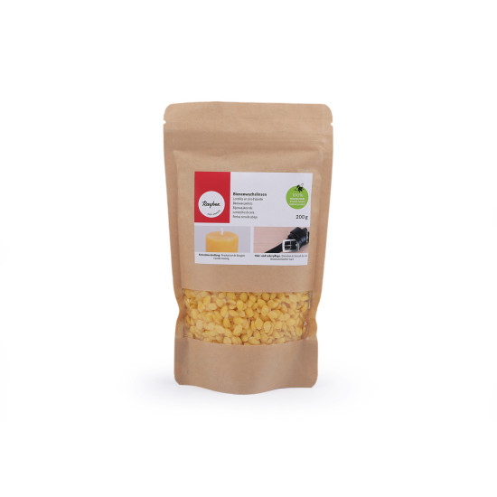 Beeswax - pellets for candle making 200 g - Ivory (1 Bag) Beeswax - pellets for candle making 200 g - Ivory (1 Bag)