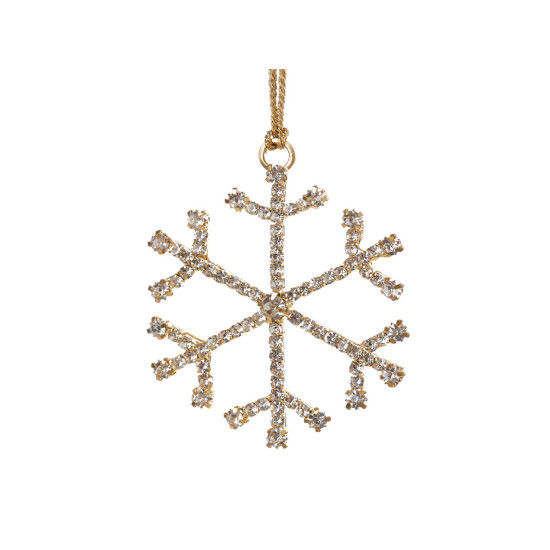 Christmas rhinestone snowflake hanging ornament ø6.5 cm - Crystal (1 Piece) Christmas rhinestone snowflake hanging ornament ø6.5 cm - Crystal (1 Piece)
