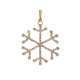 Christmas rhinestone snowflake hanging ornament ø6.5 cm - Crystal (1 Piece) Christmas rhinestone snowflake hanging ornament ø6.5 cm - Crystal (1 Piece)