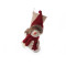 Babbo natale / calza di natale, dimensioni: 25 x 50 cm - Beige (1 Pezzo)