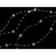 Beaded garland / beads on nylon string - Transparent (18 Meters) Beaded garland / beads on nylon string - Transparent (18 Meters)
