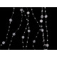 Beaded garland / beads on nylon string - Transparent (18 Meters) Beaded garland / beads on nylon string - Transparent (18 Meters)