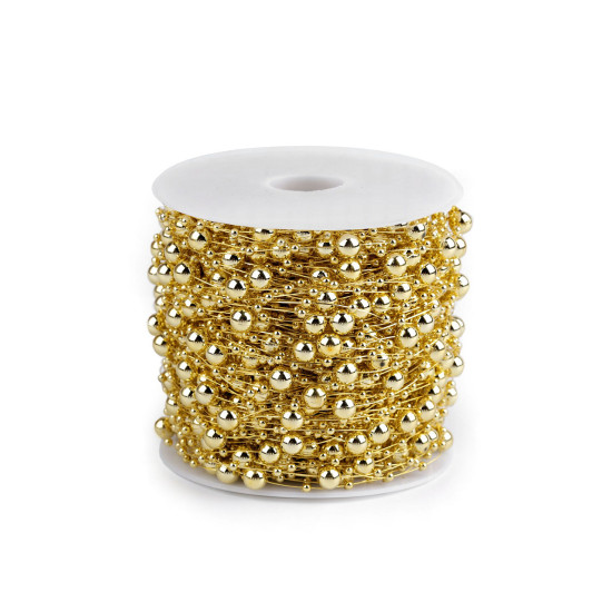 Beaded garland / beads on nylon string - Transparent (18 Meters) Beaded garland / beads on nylon string - Transparent (18 Meters)