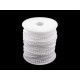 Plastic beads garland ø3 mm snow white - Snow white (3 Meters) Plastic beads garland ø3 mm snow white - Snow white (3 Meters)