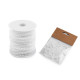 Plastic beads garland ø3 mm snow white - Snow white (3 Meters) Plastic beads garland ø3 mm snow white - Snow white (3 Meters)