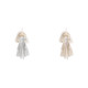 Hand-made macrame angel hanging decoration - White natural (1 Piece) Hand-made macrame angel hanging decoration - White natural (1 Piece)