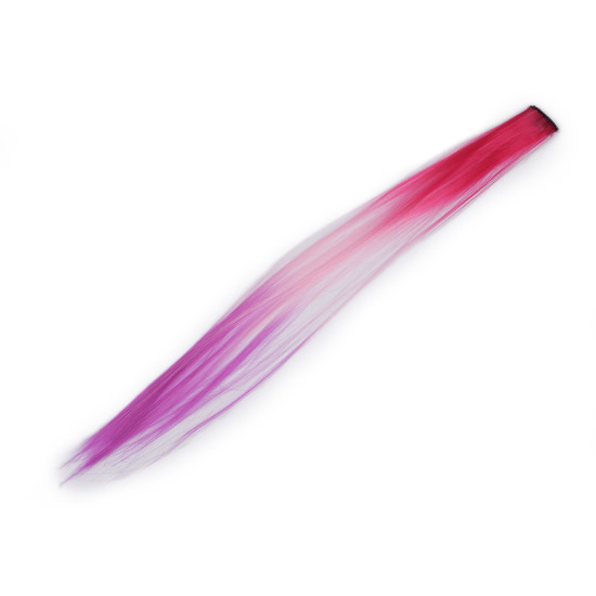 Hair strands / hair extensions with clip-in comb - Violet (1 Piece) Hair strands / hair extensions with clip-in comb - Violet (1 Piece)