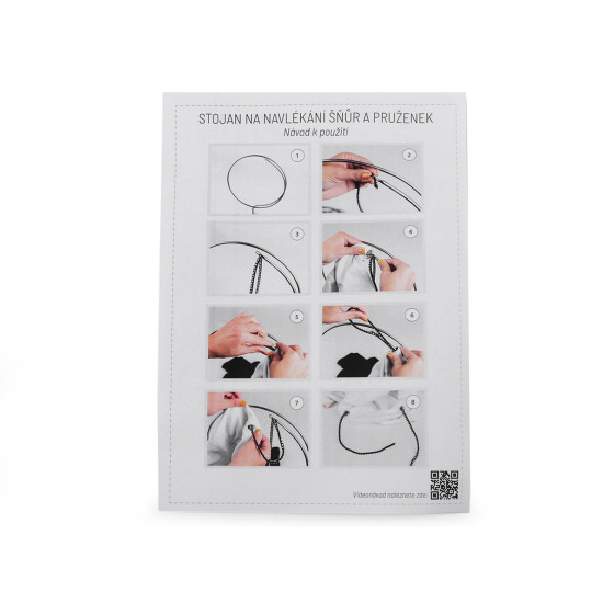 Accesoriu pentru introducerea snururilor si elasticelor - Nichel (1 Bucată) Accesoriu pentru introducerea snururilor si elasticelor - Nichel (1 Bucată)